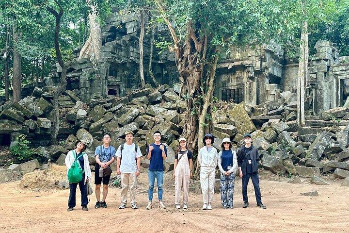 Koh Ker e a selva Beng Mealea participaram da turnê