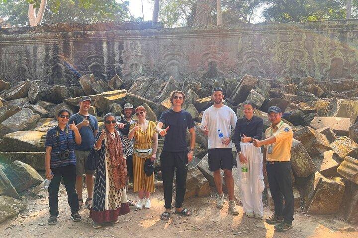 Koh Ker e a selva Beng Mealea participaram da turnê