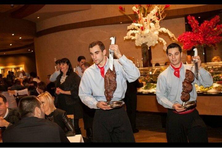 Cena guiada brasileña Churrascaria en Río con maridaje de vinos