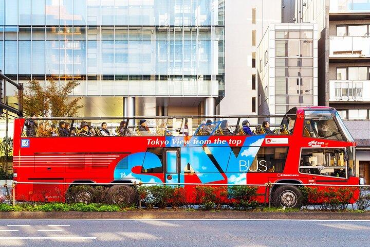 Tokyo Sky Hop Bus Day Pass (obegränsat antal resor)