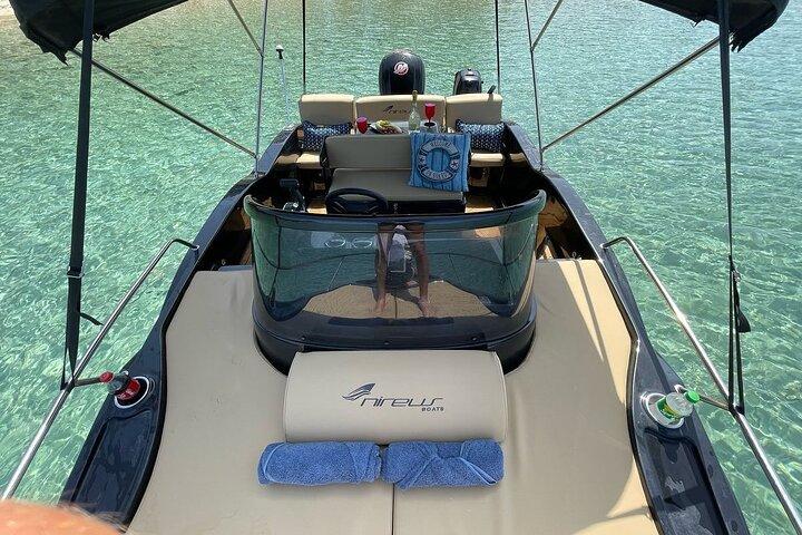Zakynthos privétour in Black Elegance luxe speedboot