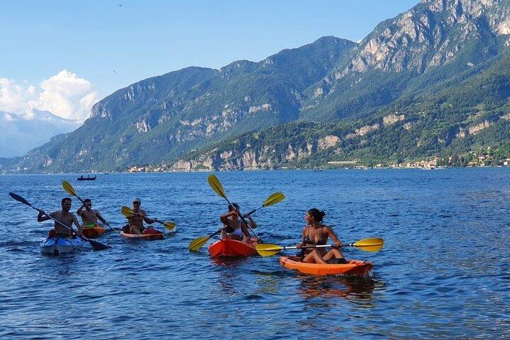 コモ湖での3時間のプライベートカヤック体験