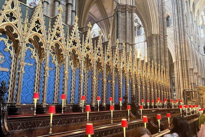 Visite privée, entrée à l'abbaye de Westminster et à Londres