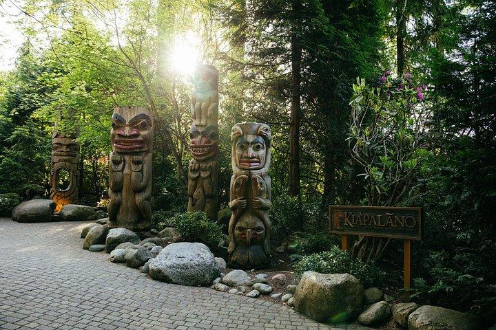 Entrada para el parque del puente colgante de Capilano