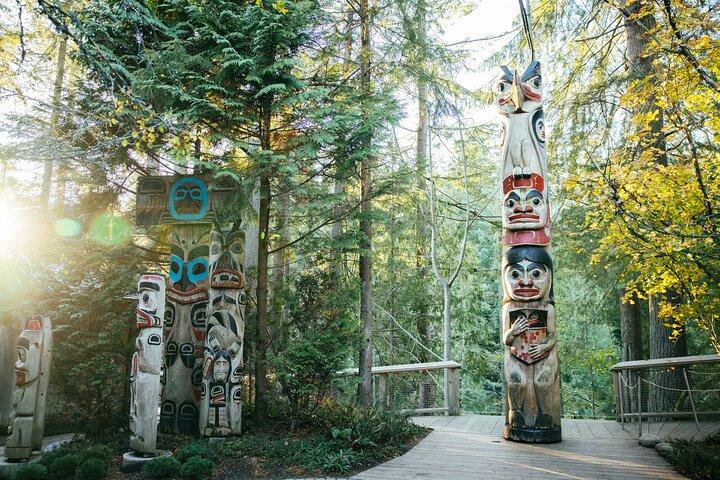 Entrada para el parque del puente colgante de Capilano