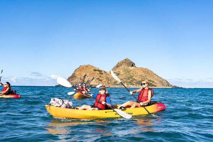 Guidet e-cykel- og kajaktur til Mokulua-øerne i Kailua, Oahu