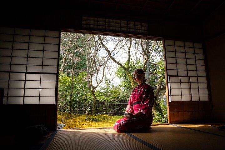 京都：僧侶と一緒に個人寺院で座禅を組む