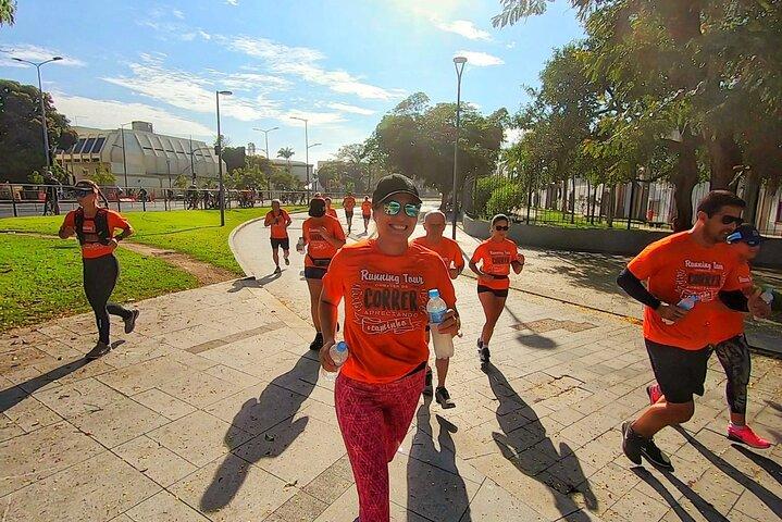 Running i historiska centrum av Rio de Janeiro
