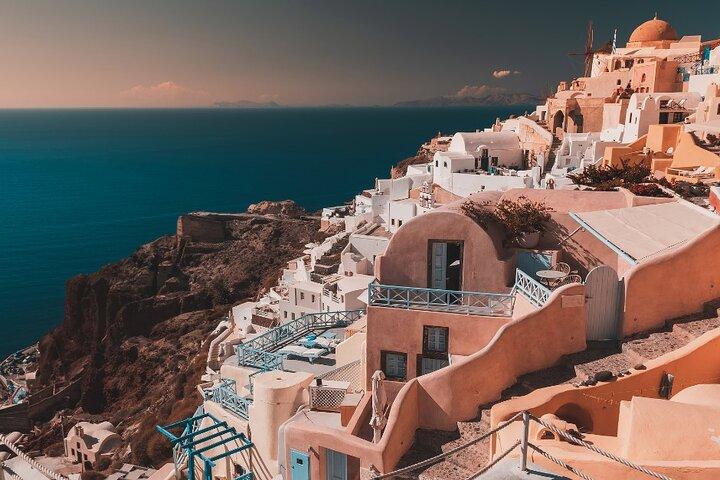 Privé Santorin 4 - Heures Tour : Oia, Megalochori & dégustation de vins