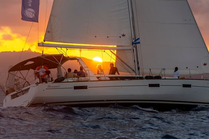 Barcelona Coastal Sailing (Open Bar, Catalan Snack & Swim Stop)