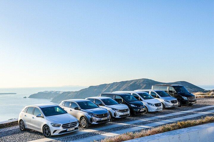Santorin : Privater Transfer vom/zum Flughafen (JTR)