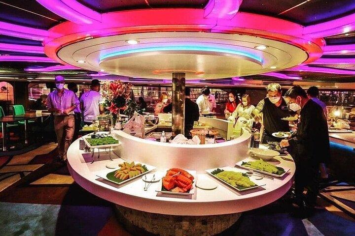 Bangkok Wunderschöne Pearl Luxus Dinner Kreuzfahrt mit Live-Musik
