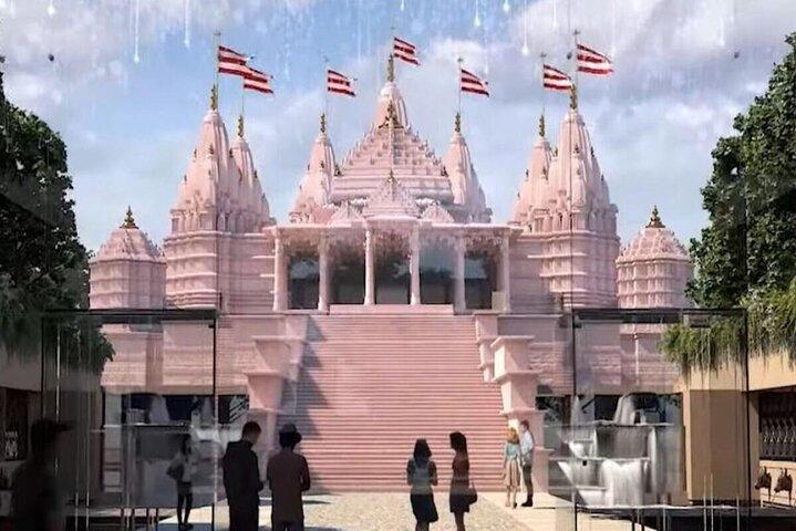 Visite guidée privée d'Abu Dhabi avec visite du temple BAPS au départ de Dubaï