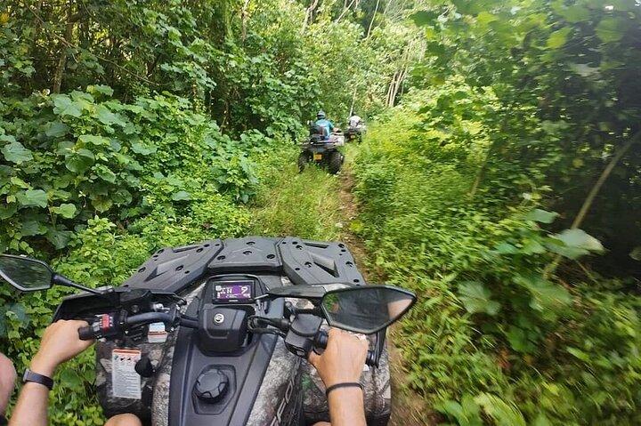 Tour Guidé de l'île et ses escapades à Tahaa en Quad ATV
