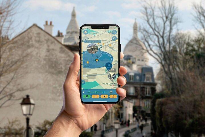 Montmartre GPS App Walking Tour Mobile Game