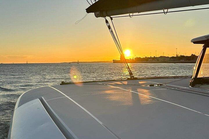 VIP Catamaran Private Tour in Lisbon up to 18 clients