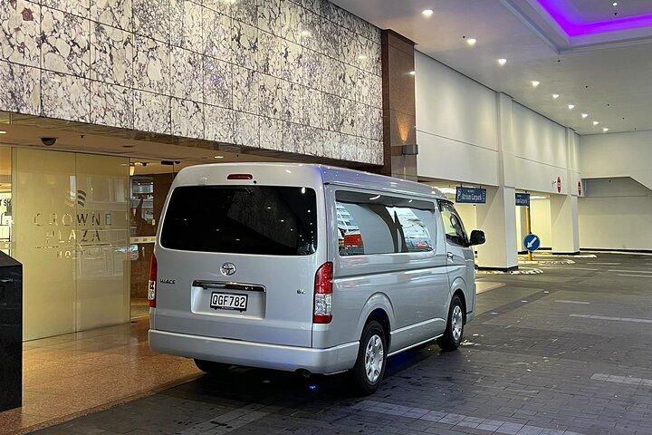 Privétransfer van Auckland CBD-hotels naar cruiseschip