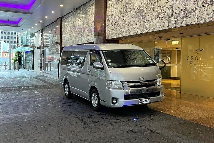 Privétransfer van Auckland CBD-hotels naar cruiseschip