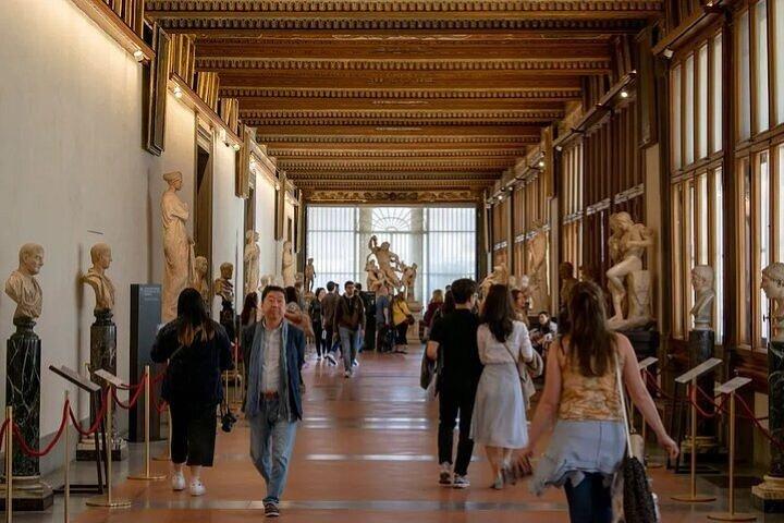 Hoogtepunten van Uffizi & Accademia : Comborondleiding met tijdregistratie