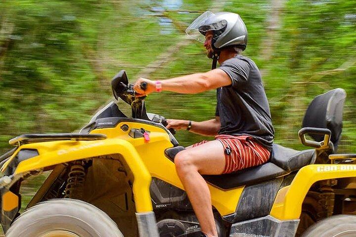 Adrenaline dag ATV, Cenote, zipline van Playa del Carmen & Tulum