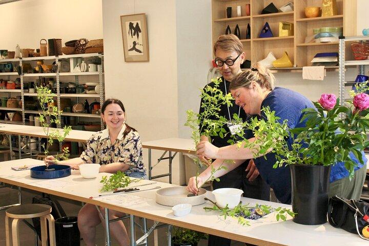 Ikebana tradicional em Kyoto (pequeno grupo)