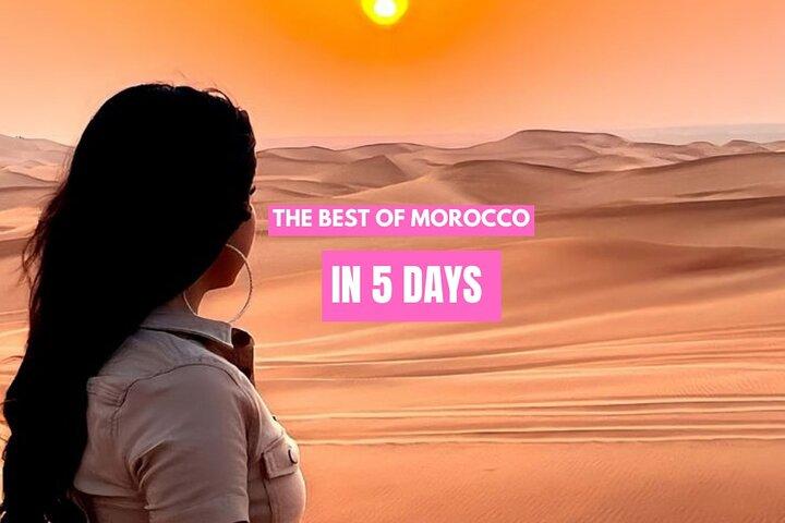 Tour privado de 5 días por Marruecos desde Marrakech al desierto