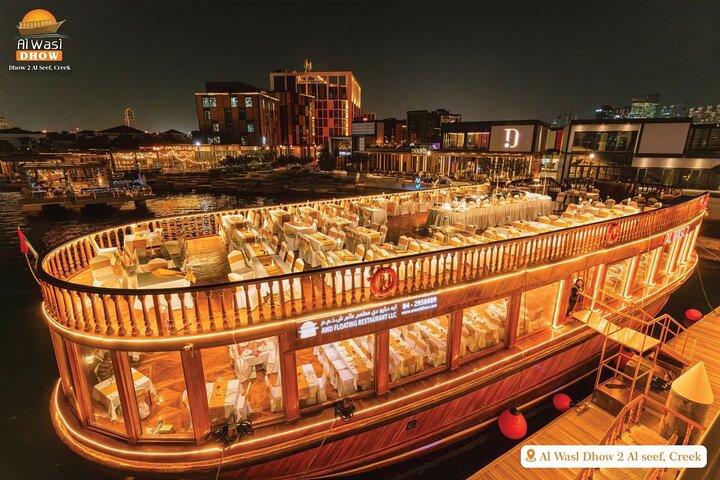 Dubai Bedste Dhow Cruise Middagsbuffet (Multi Cusine)
