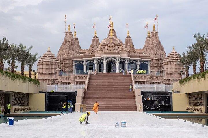Bezoek aan de BAPS-hindoetempel met bezienswaardigheden in Abu Dhabi