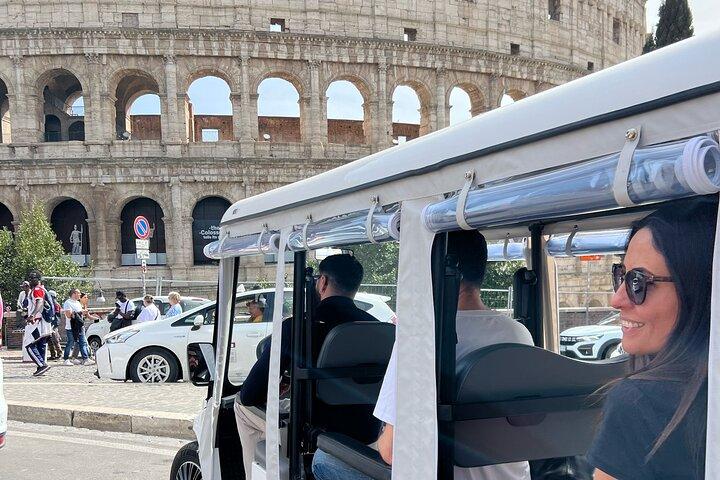 Temps forts privés de Rome par panier de golf