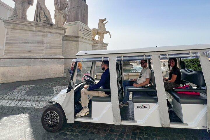 Temps forts privés de Rome par panier de golf