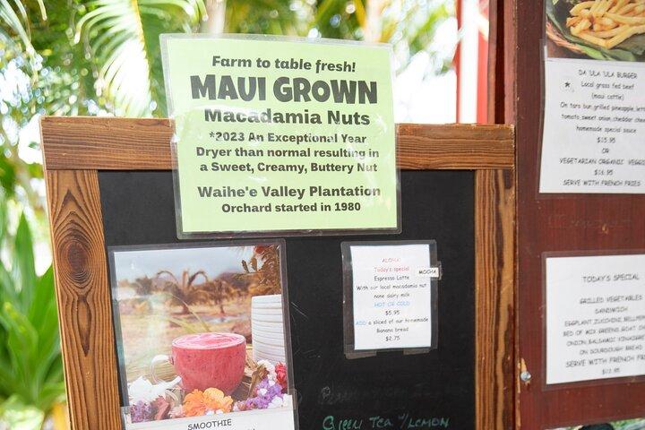 Tour Macnut, pranzo al sacco e Maui Bees