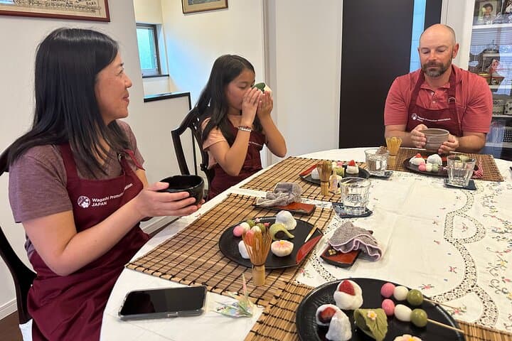 Mochi and Nerikiri Wagashi Combination Cooking Class