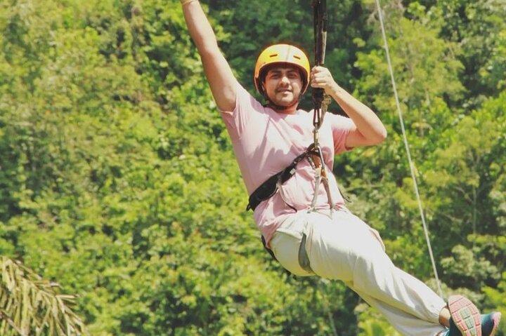 Ubud Halvdags Zipline og Jungle Swing