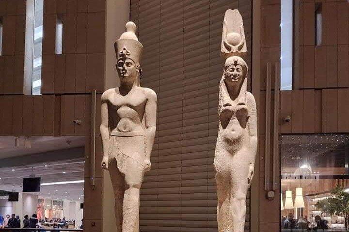 rundvandring Grand Egyptian Museum, King Tut Gallery, Solbåt
