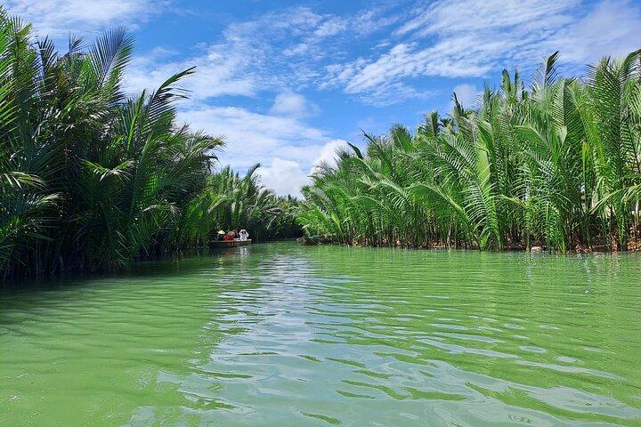 Excursão privada Hoi An Barco de cesta de coco e cidade antiga