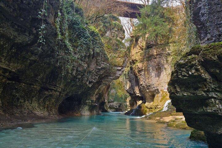 Private tour from Kutaisi to Martvili At Okatse and Prometheus
