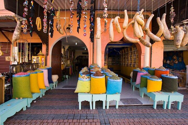 Marrakech: Medina Souks, Mercados Ocultos e compras
