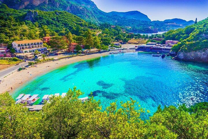 Korfu Landausflug mit Freizeit am Paleokastritsa Beach