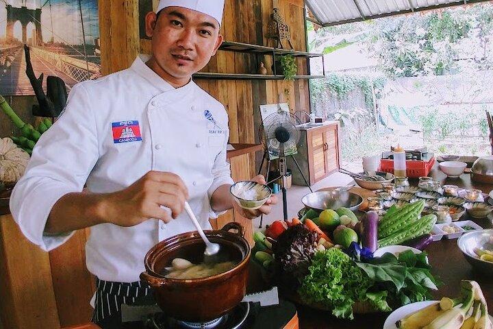プロのシェフによるシェムリアップでのカンボジア料理教室