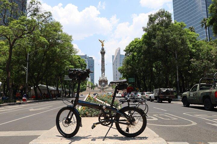Cykeltur genom Chapultepec, Reforma och Zócalo / Mexiko