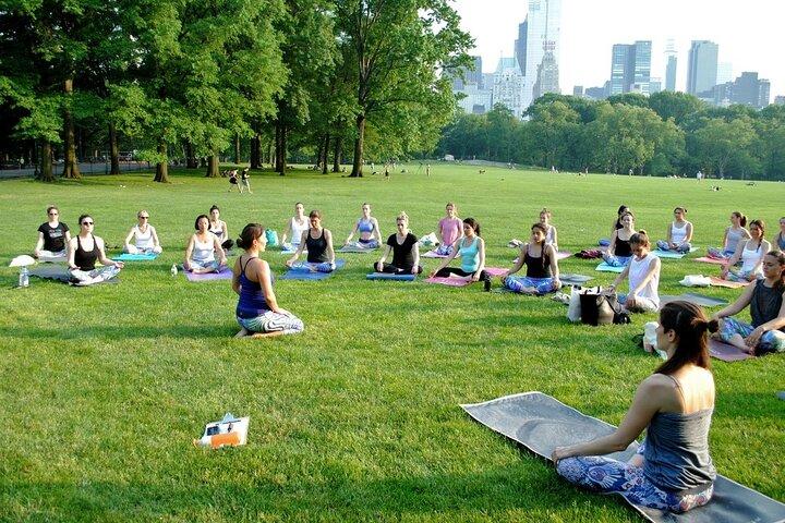 1 Hour Group Yoga Class in Central Park