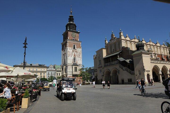 90 minuter Small Group Krakow City Tour med elbil