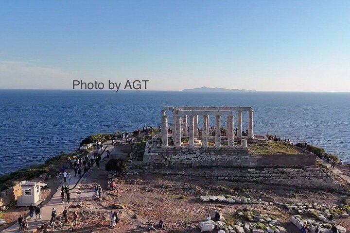Excursão privada ao pôr do sol no Cabo Sounio