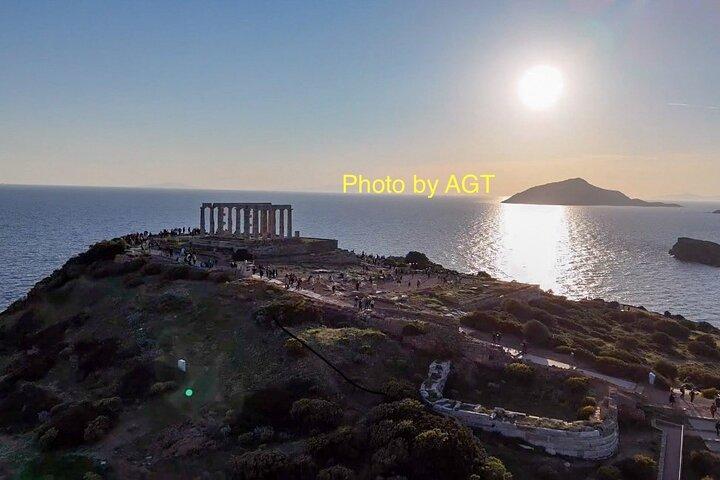 Excursão privada ao pôr do sol no Cabo Sounio