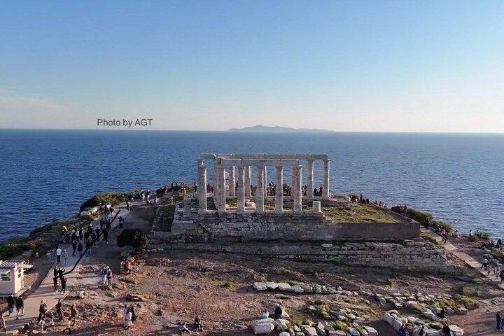 Excursão privada ao pôr do sol no Cabo Sounio
