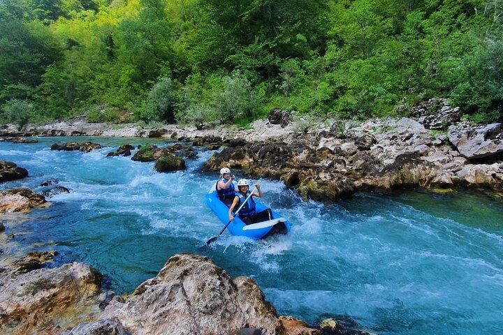 Kanufahren auf dem Fluss Neretva