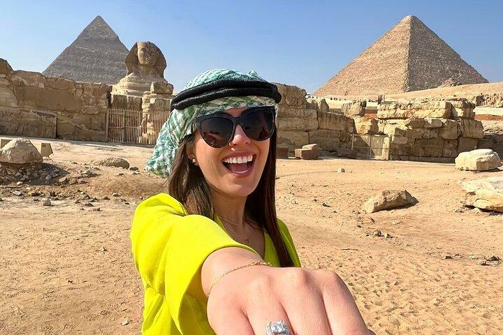 Privat heldagstur till Giza, Memphis City och Saqqara-pyramiden