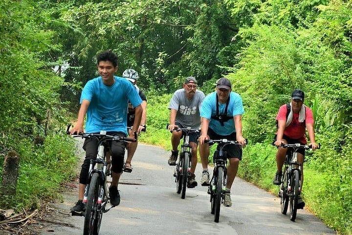 ハノイのバナナ島を自転車で巡り、隠れた名所とグルメを満喫