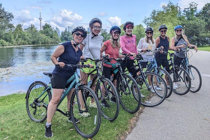 Excursão matinal de bicicleta pelas ilhas de Toronto