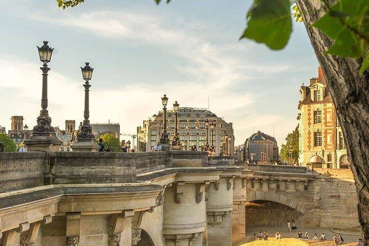 Notre Dame utomhus och centrum av Paris med lokal guide
